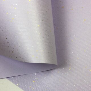 Heiko Cut-Paper A4  flieder, mit Gold- und Silbersprenkeln