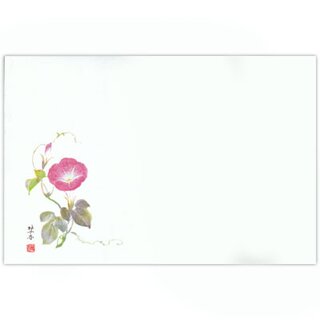 10 Papiertischsets Trichterwinde