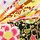 Washi 12 cm, 20 Blatt gemustert