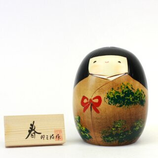 Kokeshi Haru, japanische Holzpuppe Fr�hling