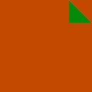 Double Color Origami 15 cm  braun-grn, 100 Blatt