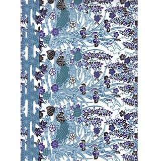 2 Blatt B4 Washi Aizome-fu Iristeich, 360 x 255  mm