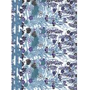 2 Blatt B4 Washi Aizome-fu Iristeich, 360 x 255  mm
