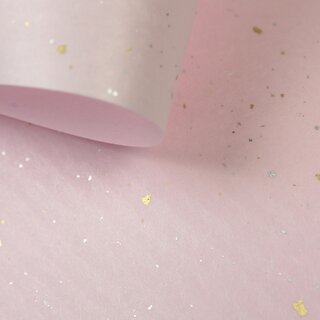 Heiko Cut-Paper A4 rosa, mit Gold- und Silbersprenkeln
