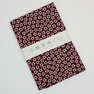 Tenugui Sakura bordeaux 33 x 90 cm