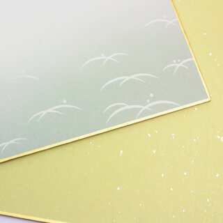 2 Shikishi L Gras 273 x 242 mm, f�r Kalligrafie oder Origamibilder