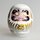 Daruma 5,5 cm, weiß