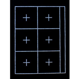 Shitajiki - Kalligraphiematte  mit Kästchen