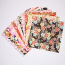 Yuzen Washi buntgemustert 15 cm, 12 Blatt