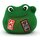 Frosch, grün "Erfolg in der Schule"