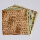 Donzu Kame 15 cm - Handmade Washi durchgefärbt