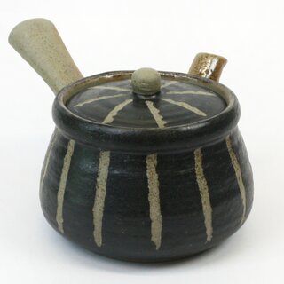 Grünteekanne Kyusu Tokusa schwarz 425 ml