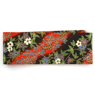 Fr�belsterne - Washistreifen Hanagawa rot-schwarz f�r...