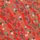 Washibogen Hanagawa rot-orange 55 cm x 80 cm