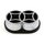 2er Shippoh mit Kenzan "Futatsuwa" 97 mm x 53 mm