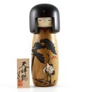 Kokeshi Meototsuru Kranich-Paar 25 cm hoch