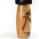 Kokeshi "Meototsuru" Kranichpaar 25 cm hoch
