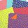 Double Color Dot Chiyogami - Star 15 cm
