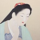 Kunstdruck "Seishi" (Stille), von Uemura Shoen, 30 x 24,5 cm