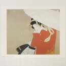 Kunstdruck: "Hatsuyuki" (Erster Schnee) von Uemurs Shoen, 30 x 24,5 cm