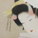 Kunstdruck: "Hatsuyuki" (Erster Schnee) von Uemurs Shoen, 30 x 24,5 cm