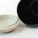 Deckeldose Tenmoku-Yuzen rosa, Chawanmushi-Gefäß