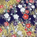 Washibogen Pflaumenblüte blau 55 cm x 80 cm