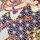 Washi gemustert, 12 cm, 20 Blatt in 20 Mustern