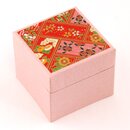 Yuzen Box mit 100 Blatt Washi (pink)