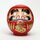 Daruma 11,5 cm rot, handbemalt