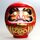 Daruma 14 cm rot, handbemalt