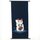 Wandbehang Manekineko, blau