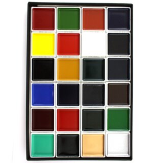 Tuschekasten für Tuschemalerei, 24 Farben