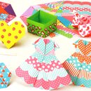 Double Color Dot Chiyogami Lace 15 cm