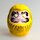 Daruma 5,5 cm, gelb