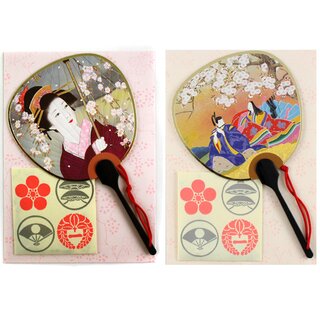 Fcher-Grukarten Set Hanami & Kasa Bijin