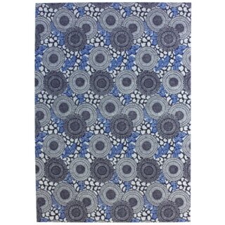 2 Blatt B4 Washi Hanamaru blau, 360 x 255  mm