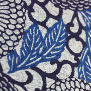 2 Blatt B4 Washi Hanamaru blau, 360 x 255  mm