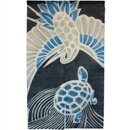 Japanischer Wandbehang, Noren Kranich & Schildkröte
