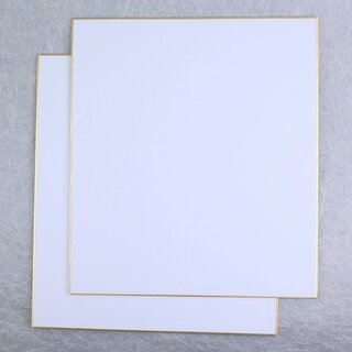 2 St. Shikishi L wei� 273 x 242 mm, f�r Kalligrafie und...