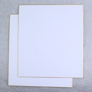 2 St. Shikishi L weiß 273 x 242 mm