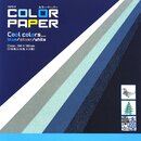 Color Paper Origami 19 cm, Blau-Mix