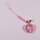 Strap Anhänger Häschen rosa